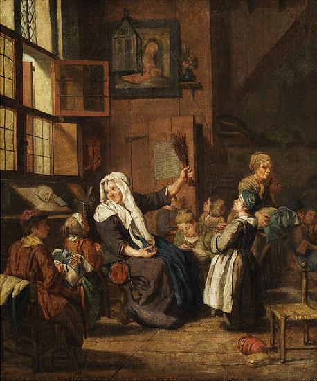 Jan Josef Horemans the Elder Girls school Germany oil painting art